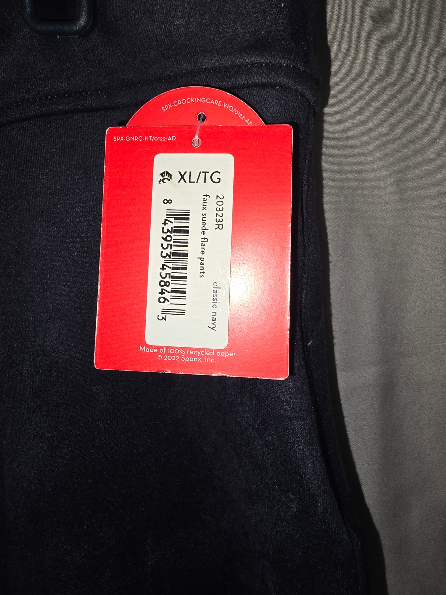 SPANX FAUX SUEDE FLARE PULL-ON HIGH RISE