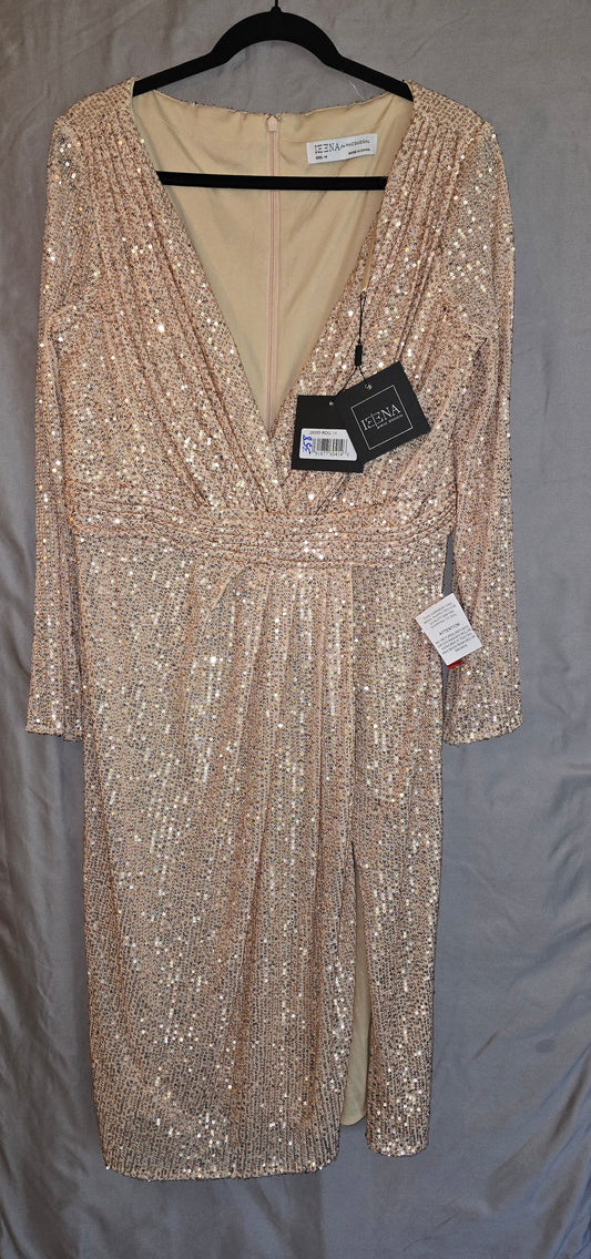 SEQUINED MIDI DRESS