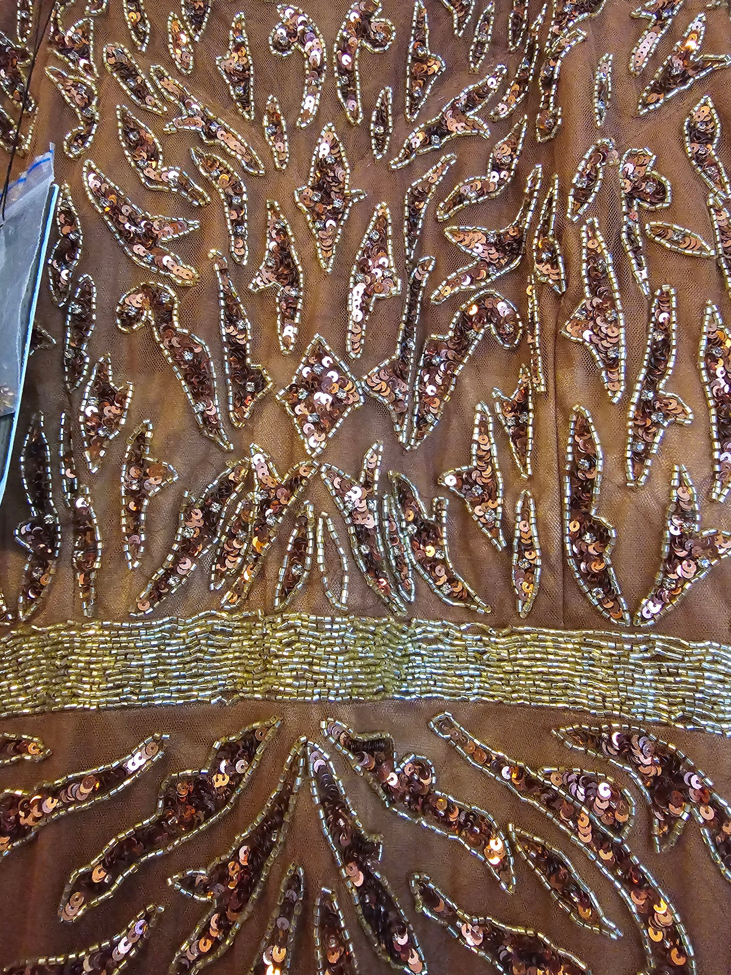 EMBELLISHED ILLUSION COOPER MID LENGTH