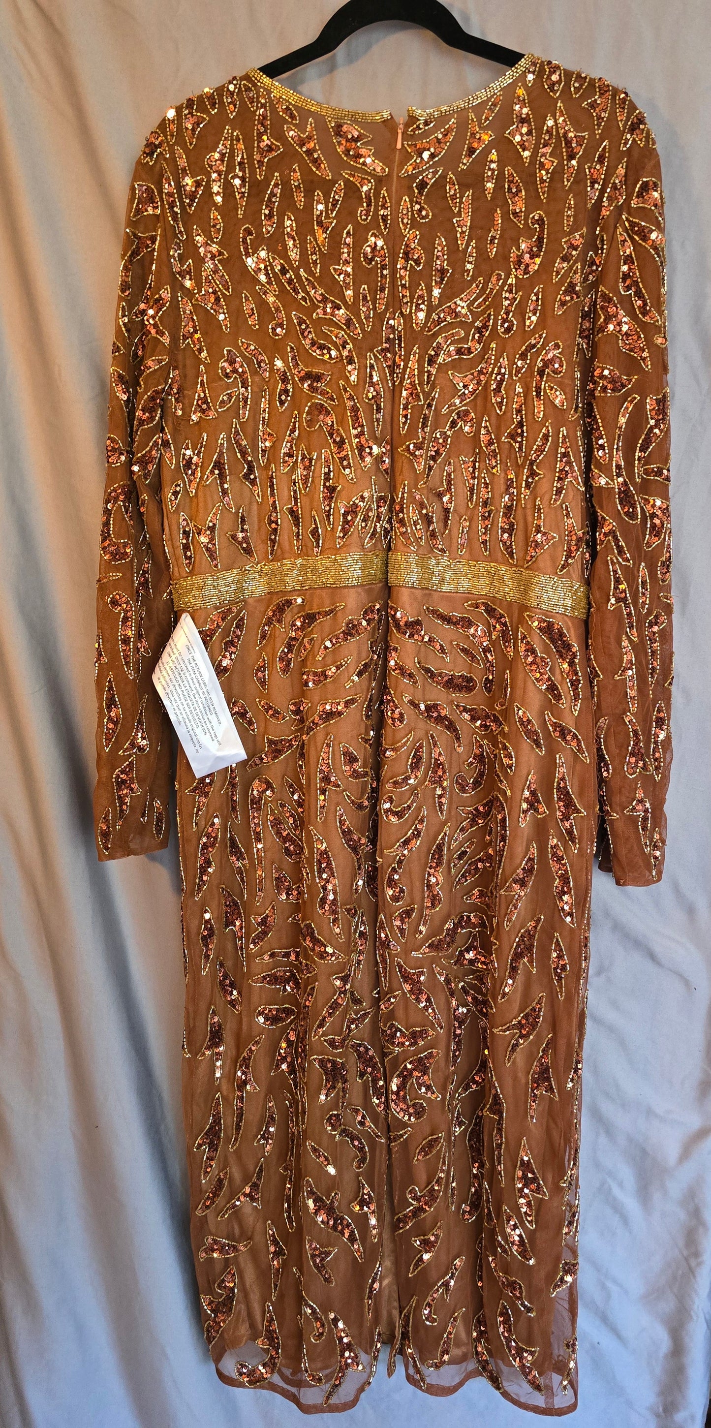 EMBELLISHED ILLUSION COOPER MID LENGTH
