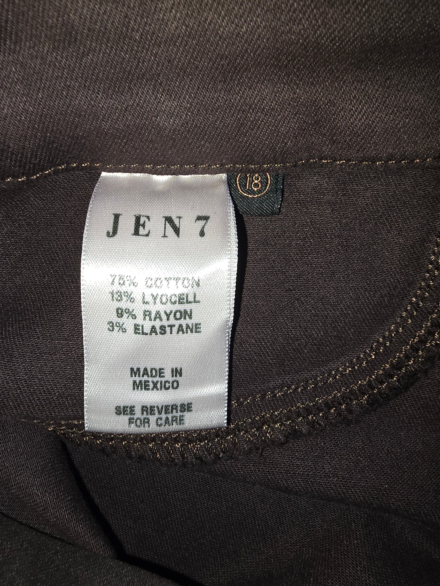 7 FOR ALL MANKIND JEN7 HIGH WAIST ANKLE SKINNY JEANS