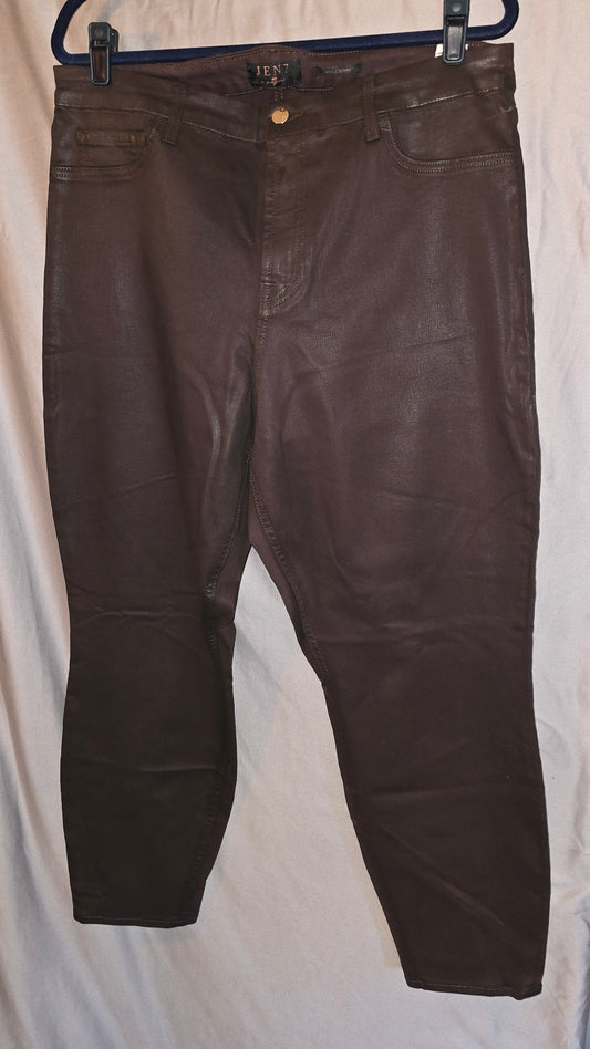 7 FOR ALL MANKIND JEN7 HIGH WAIST ANKLE SKINNY JEANS