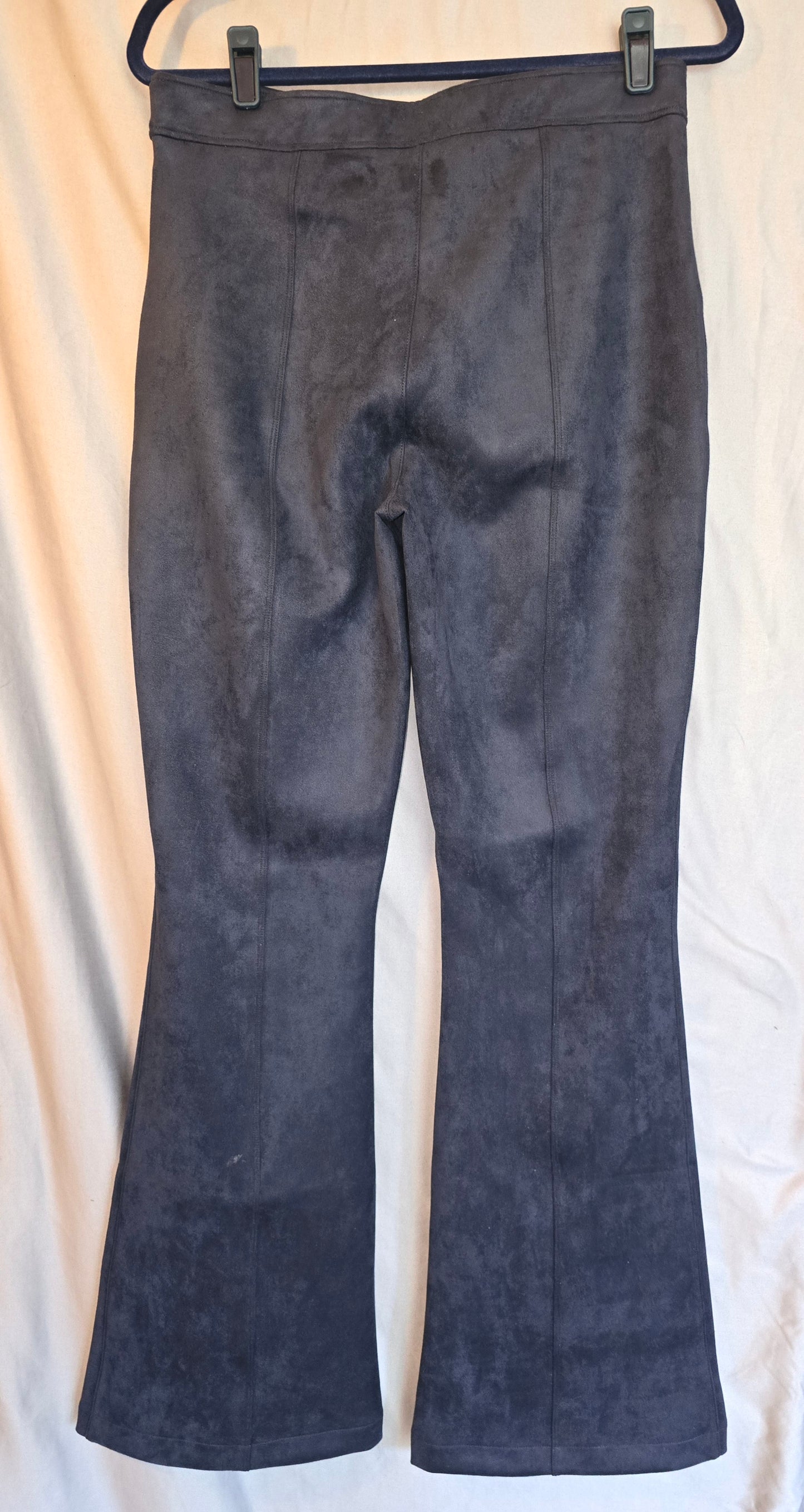 SPANX FAUX SUEDE FLARE PULL-ON HIGH RISE