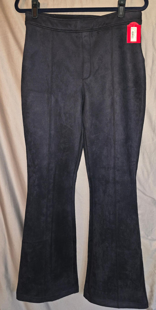 SPANX FAUX SUEDE FLARE PULL-ON HIGH RISE