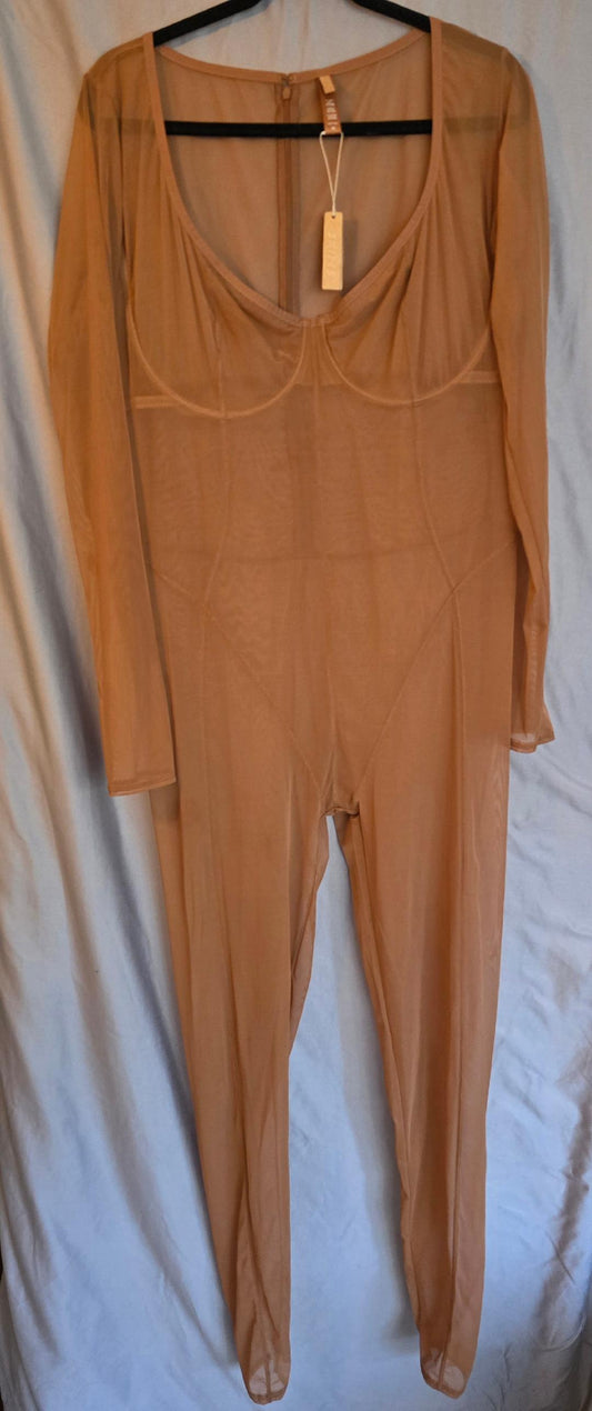 SKIMS ULTRA FINE MESH CATSUIT