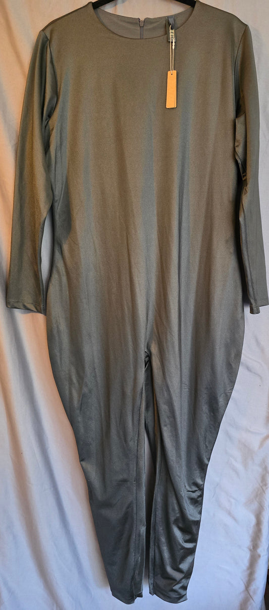 SKIMS ALL-IN-ONE SHINE MOCK NECK LONGSLEEVE